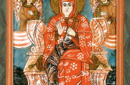 The Blessed Parasceva among the angels