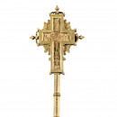 Handheld cross (the Crucifixion and Baptism)