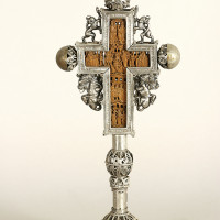 Altar cross (The Crucifixion and Baptism)