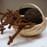 Basket of prayer ropes (2)