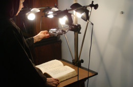 Photographing a manuscript (2)