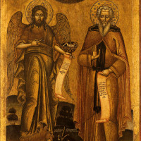 Sfîntul Ioan Botezătorul şi Sfîntul Ioanichie cel Mare