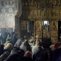 Imagine din timpul Sfintei Liturghii